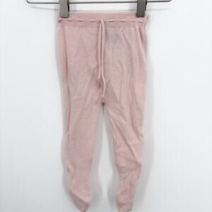 Fleurisse Cashmere Footed Leggings Girls 9-12 Months Baby Pink Luxury Soft Comfy